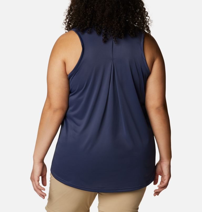 Women's Columbia Hike Tanks Navy | Plus Size CA-W1A63